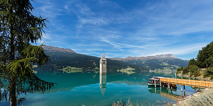 Reschensee: Stille getuige in het water